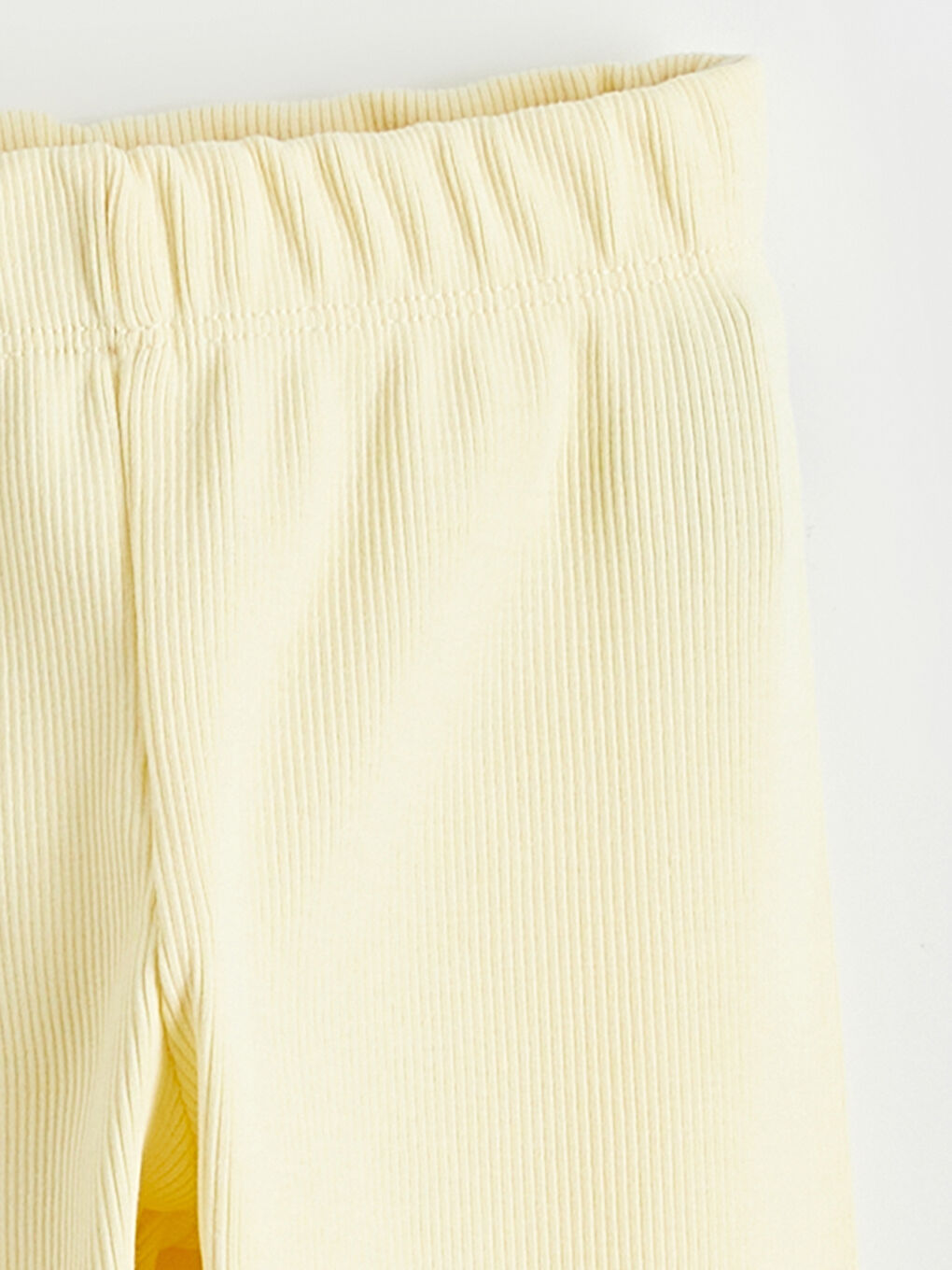 Sarı Beli Lastikli Kız Çocuk Tayt-1