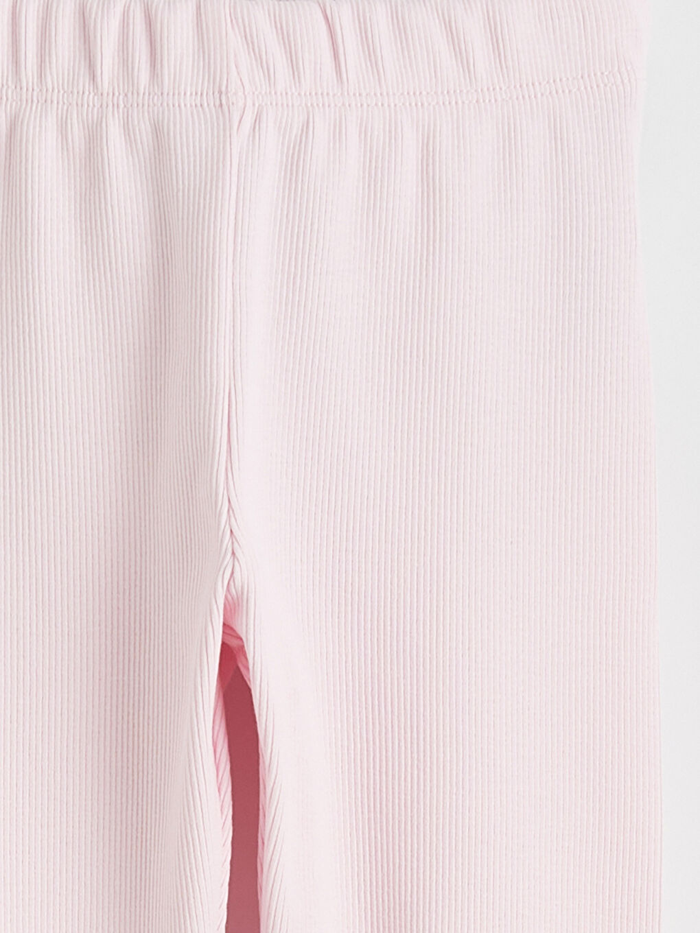 Pembe Beli Lastikli Kız Çocuk Tayt-2