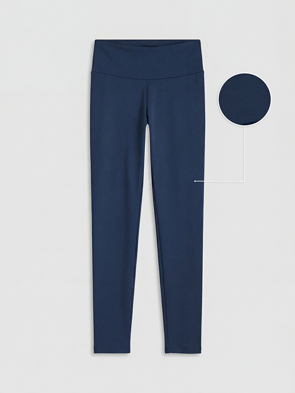 Woman Navy Sports Leggings-4