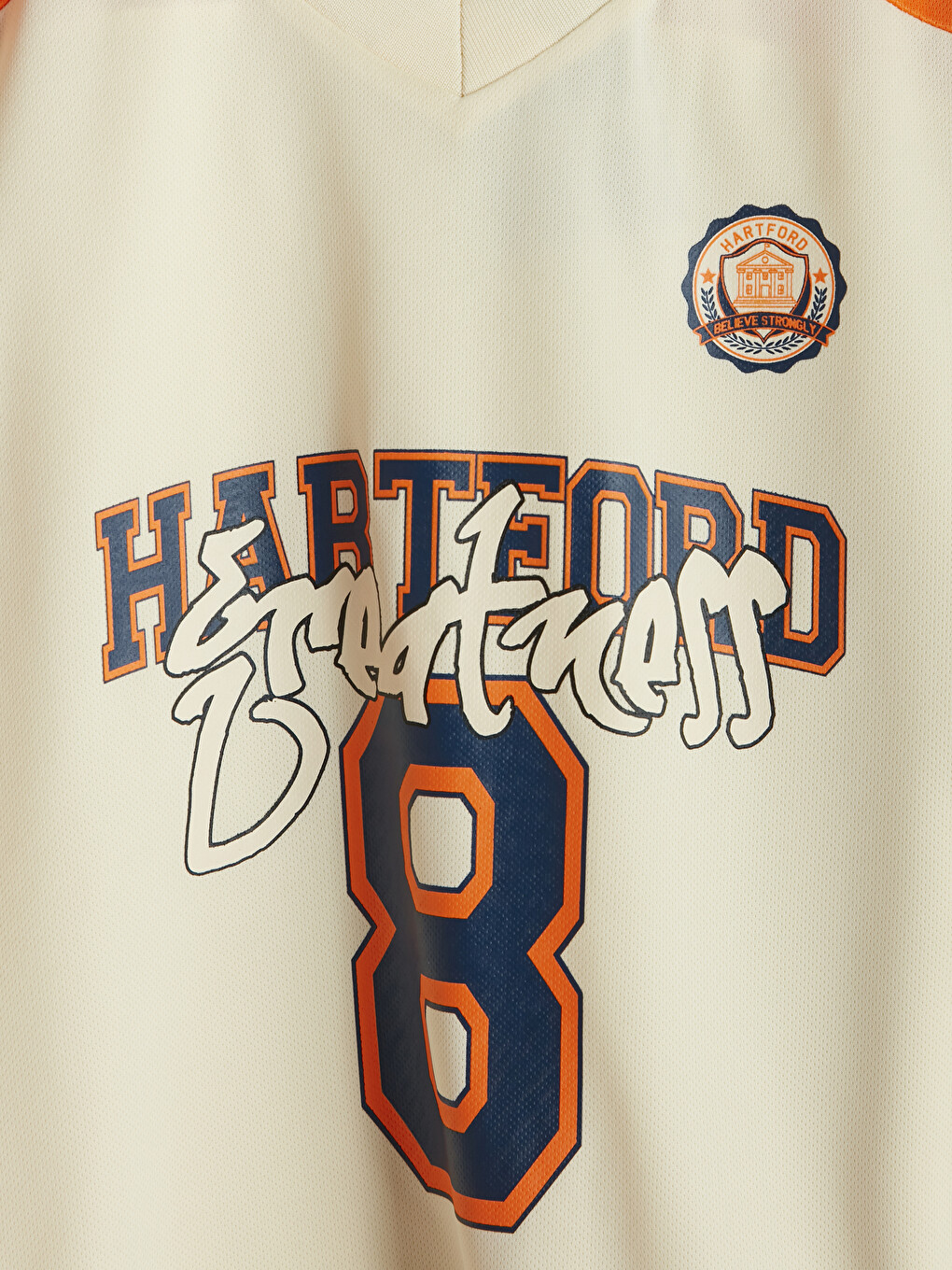 V Neck Hartford Printed Men's Sports T-shirt-6
