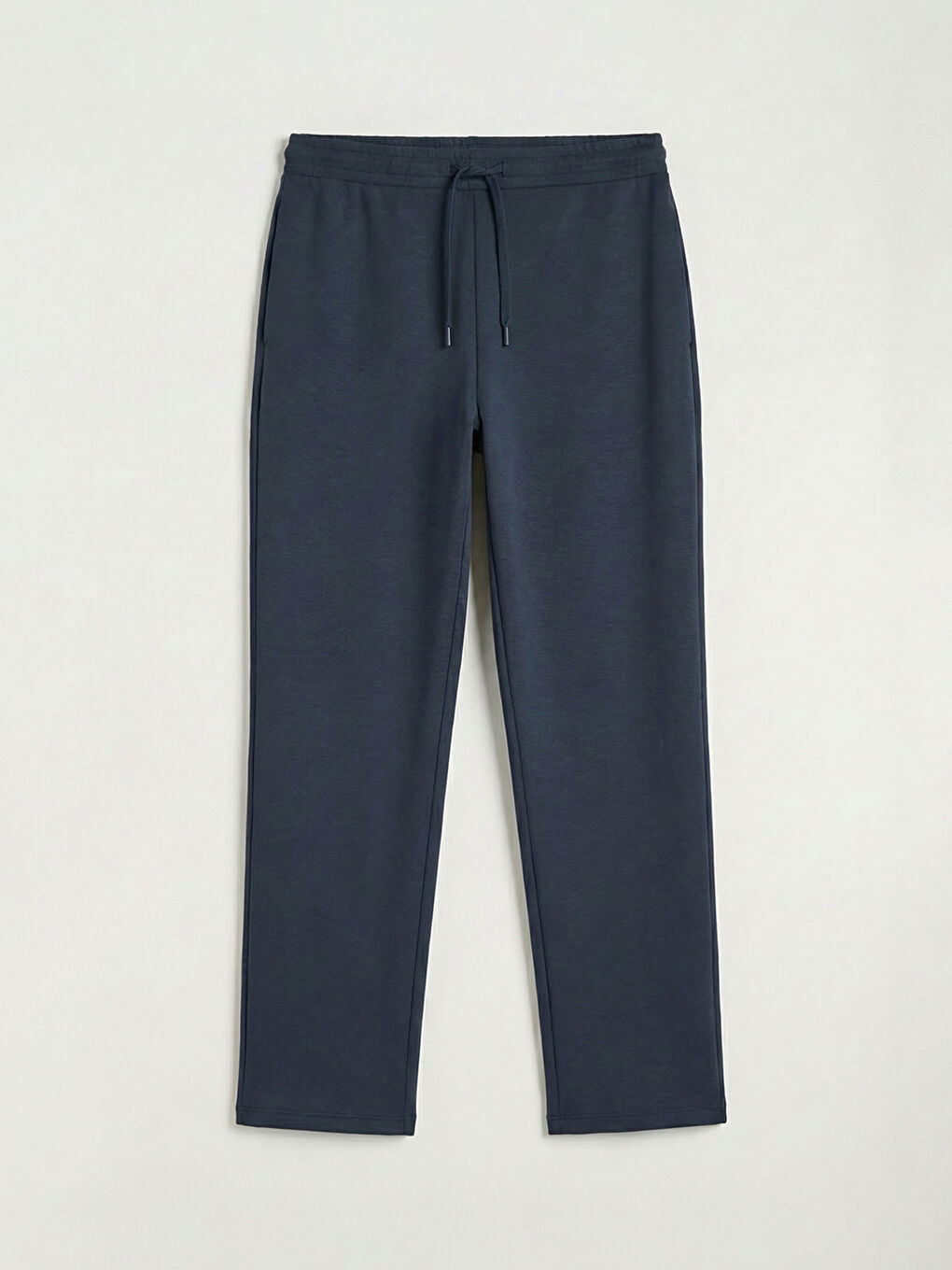 Lacivert Beli Lastikli Soft Touch Kadın Eşofman Altı-4