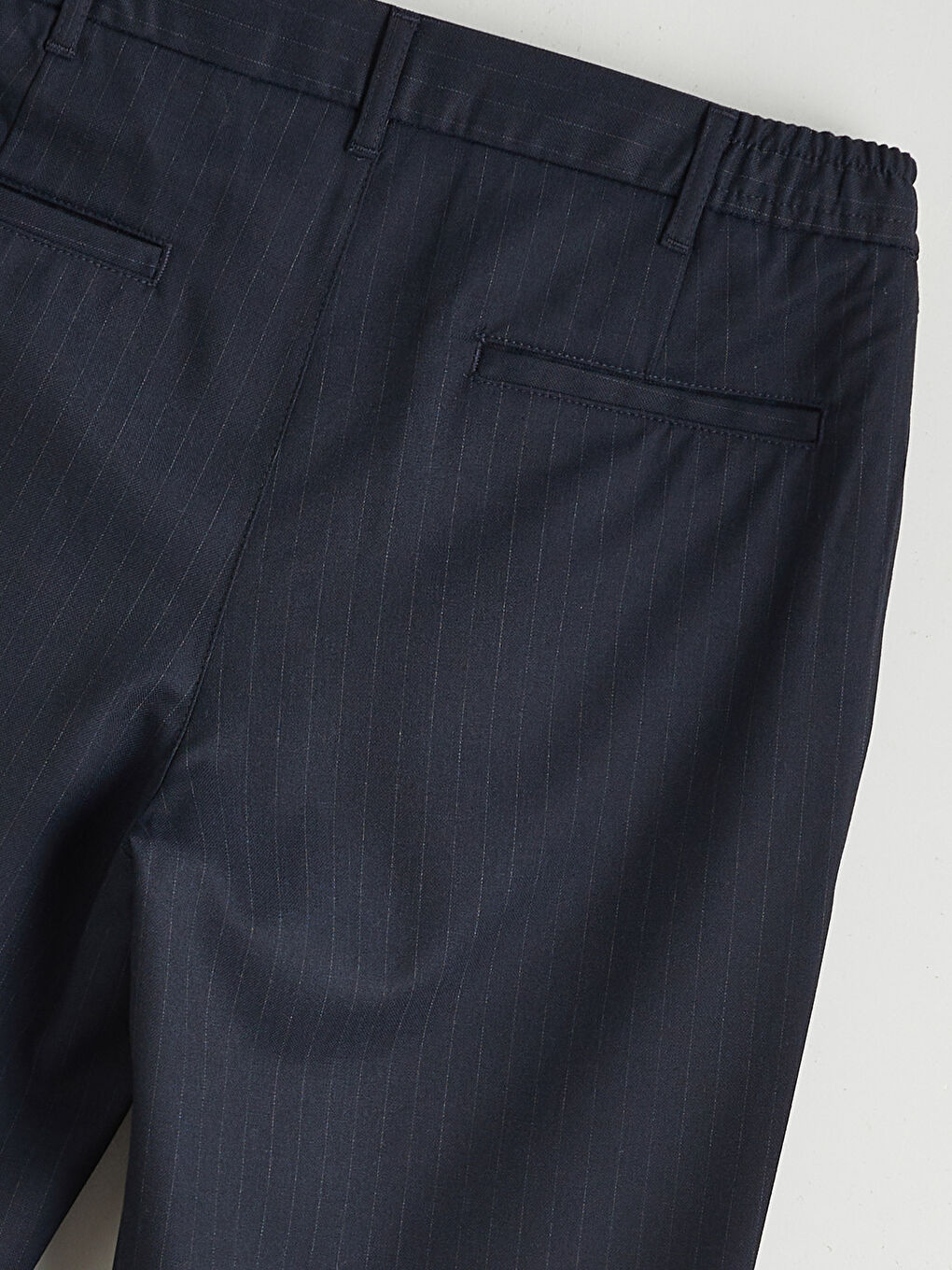 Lacivert Standart Kalıp Erkek Pantolon-1