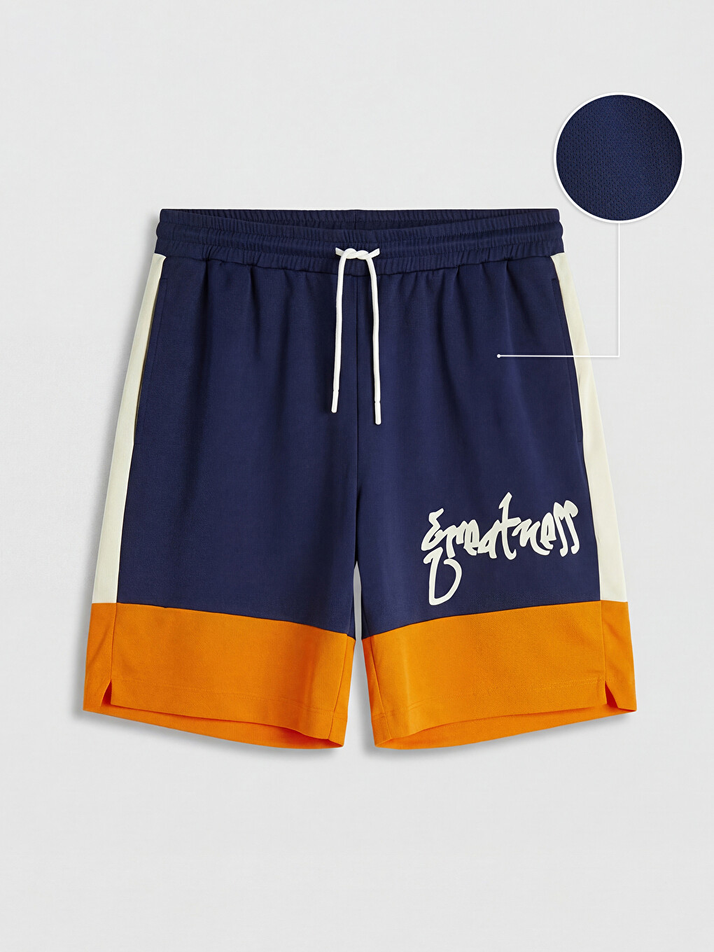 Man Navy Active Shorts-2