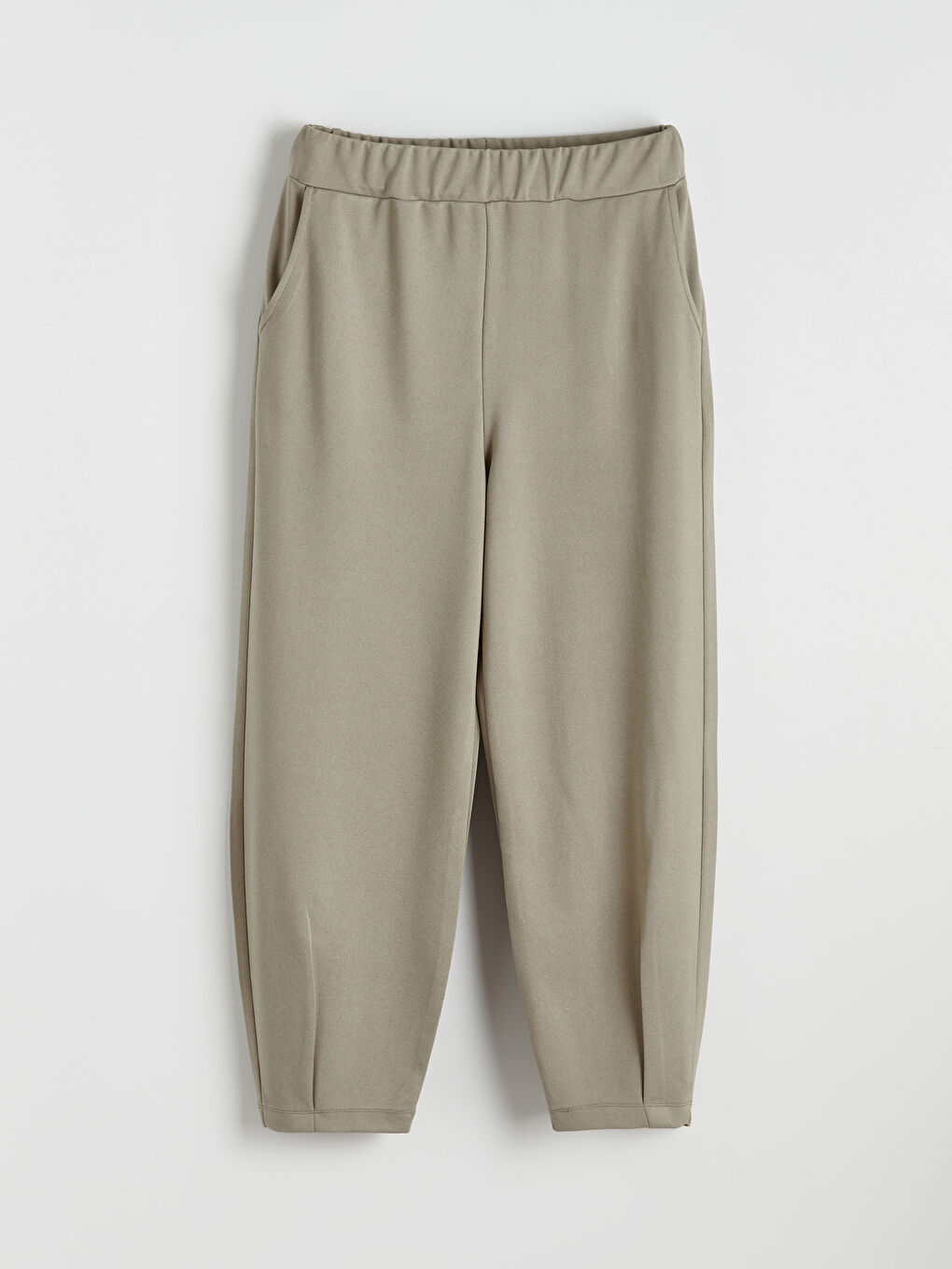 Yeşil Beli Lastikli Kadın Eşofman Altı