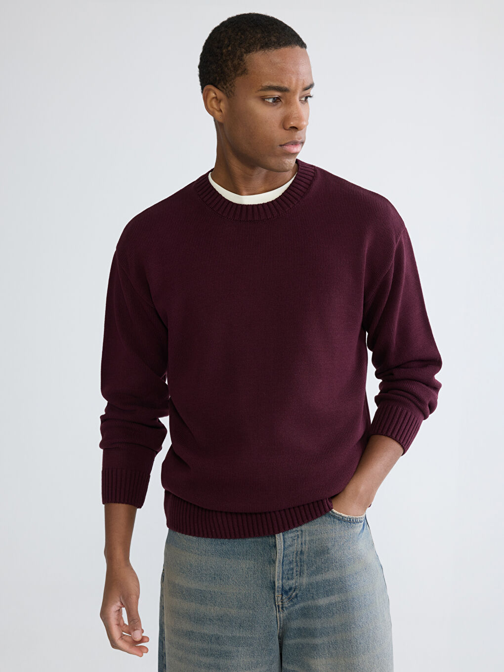Men's Crew Neck Knit Sweater