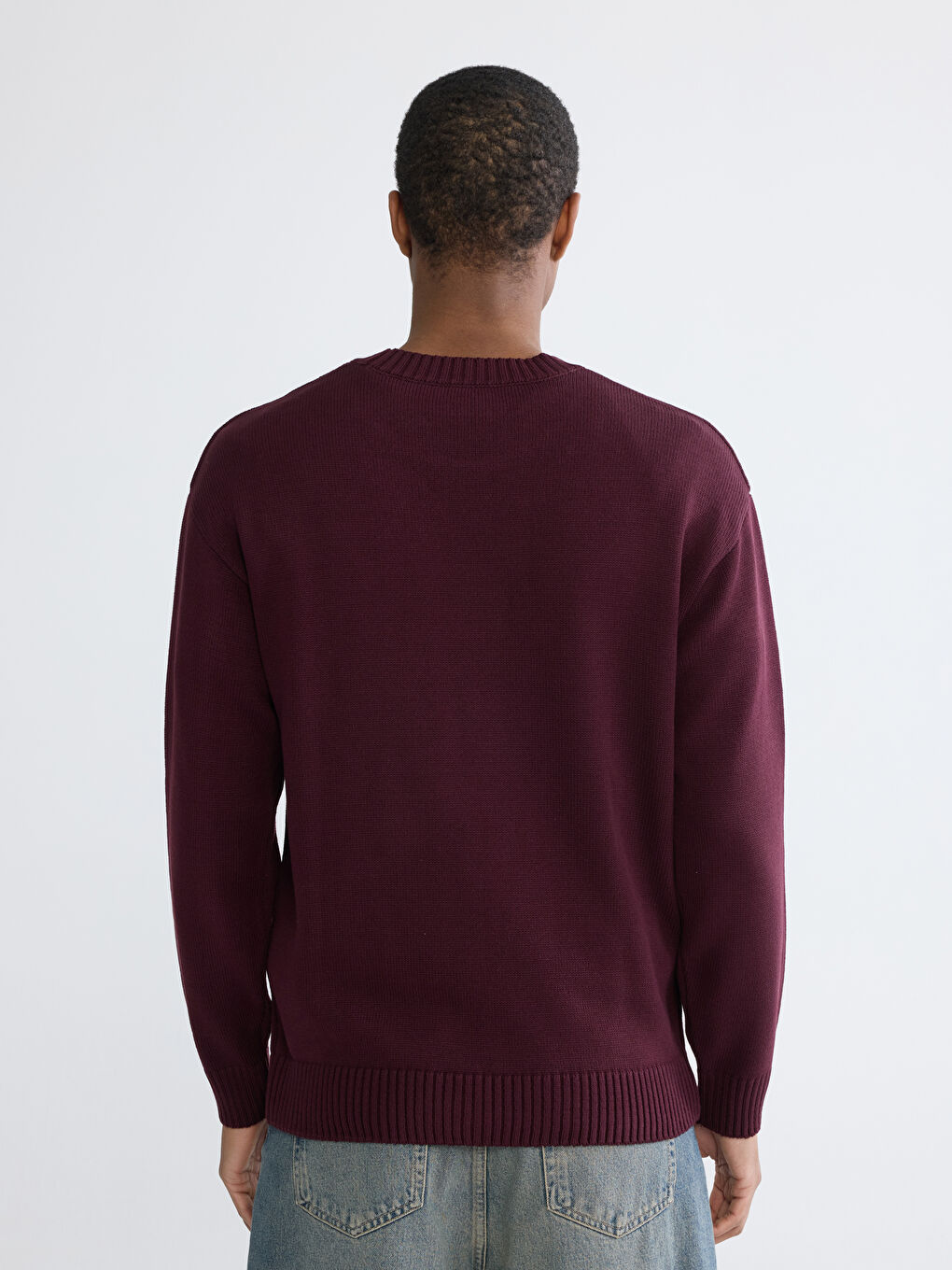 Men's Crew Neck Knit Sweater-3
