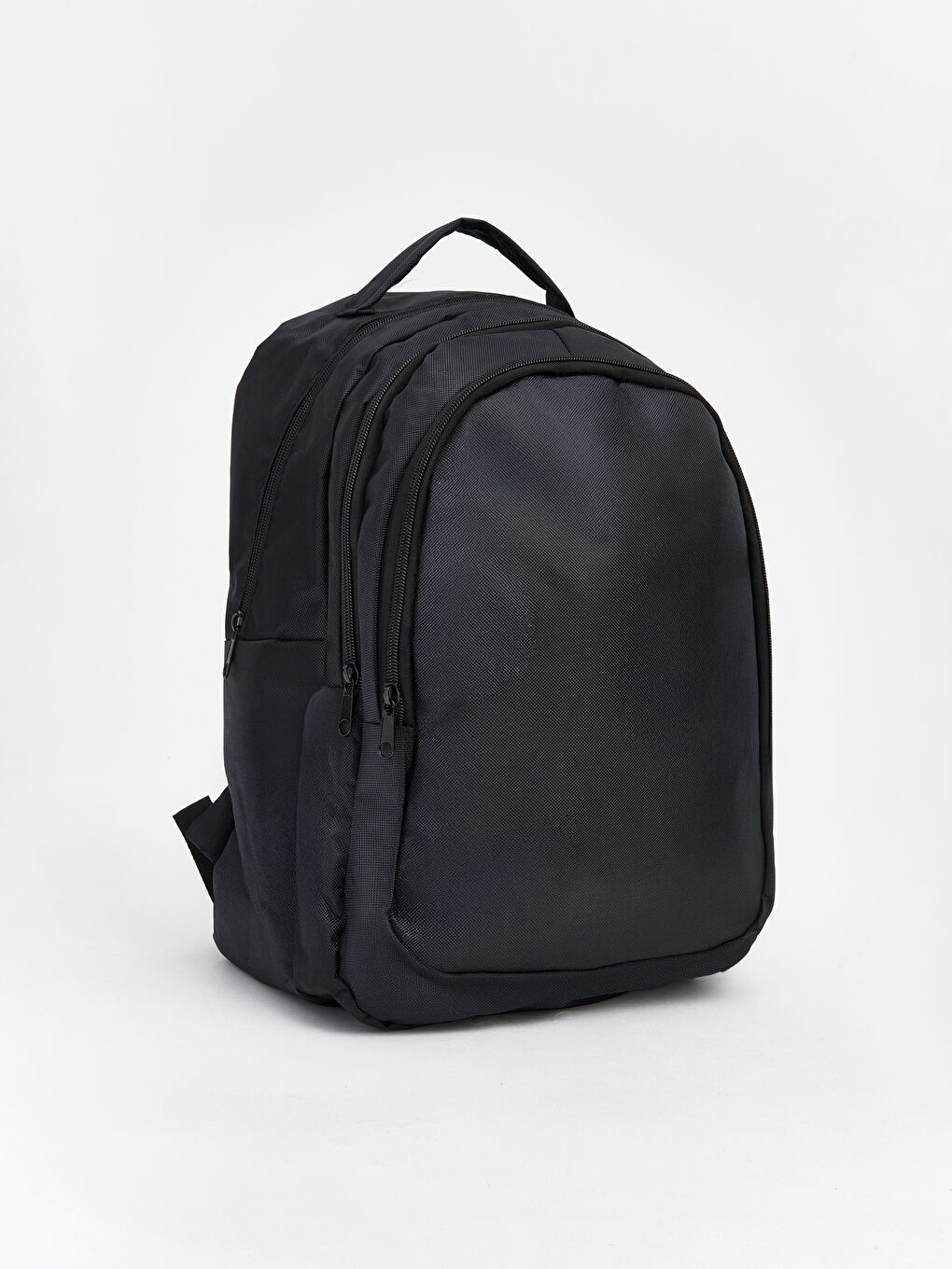 Siyah Fermuarlı Erkek Sırt Çantası-1