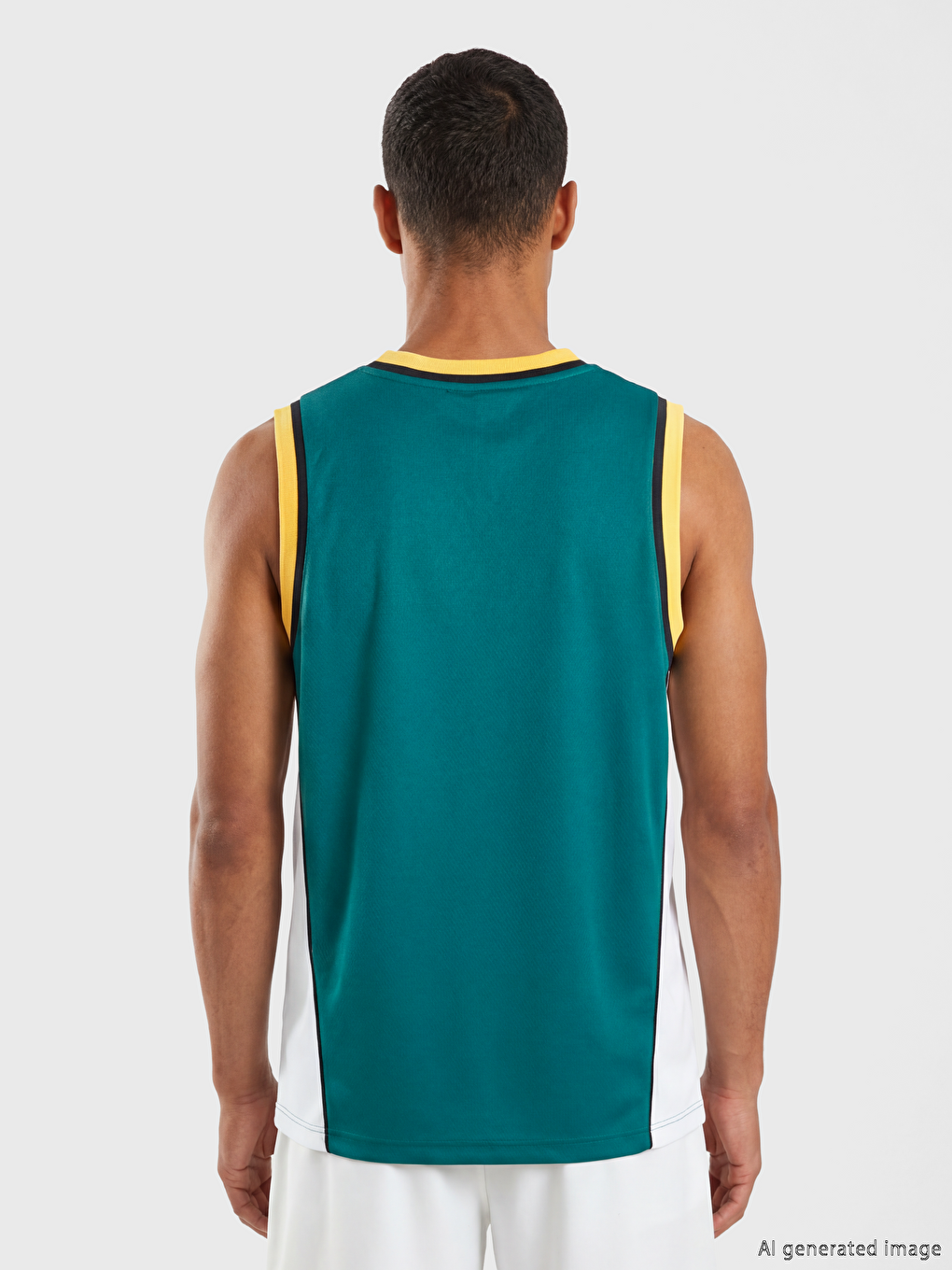 V Neck Printed Men's Athletic Tank Top-2