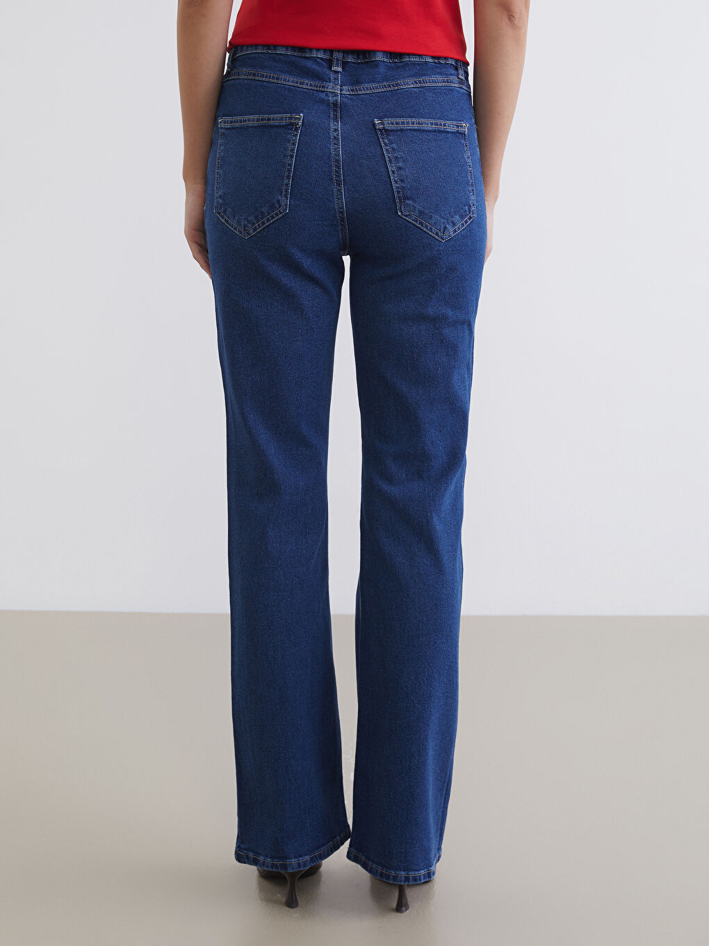 İndigo Slim Fit Kadın Jean Pantolon-3