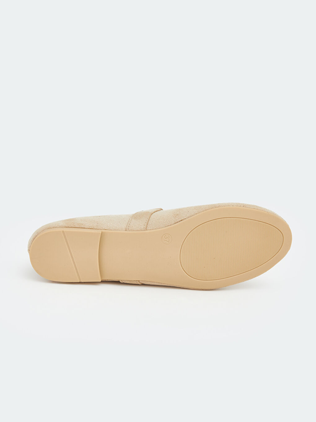 Bej Deri Görünümlü Kadın Babet-3