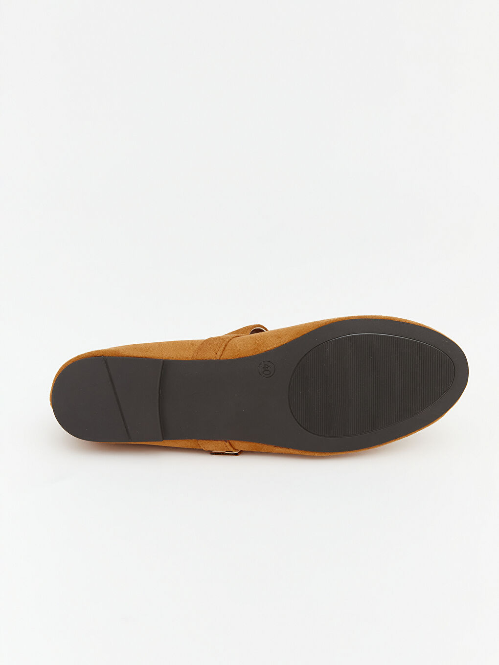 Bej Deri Görünümlü Kadın Babet-3