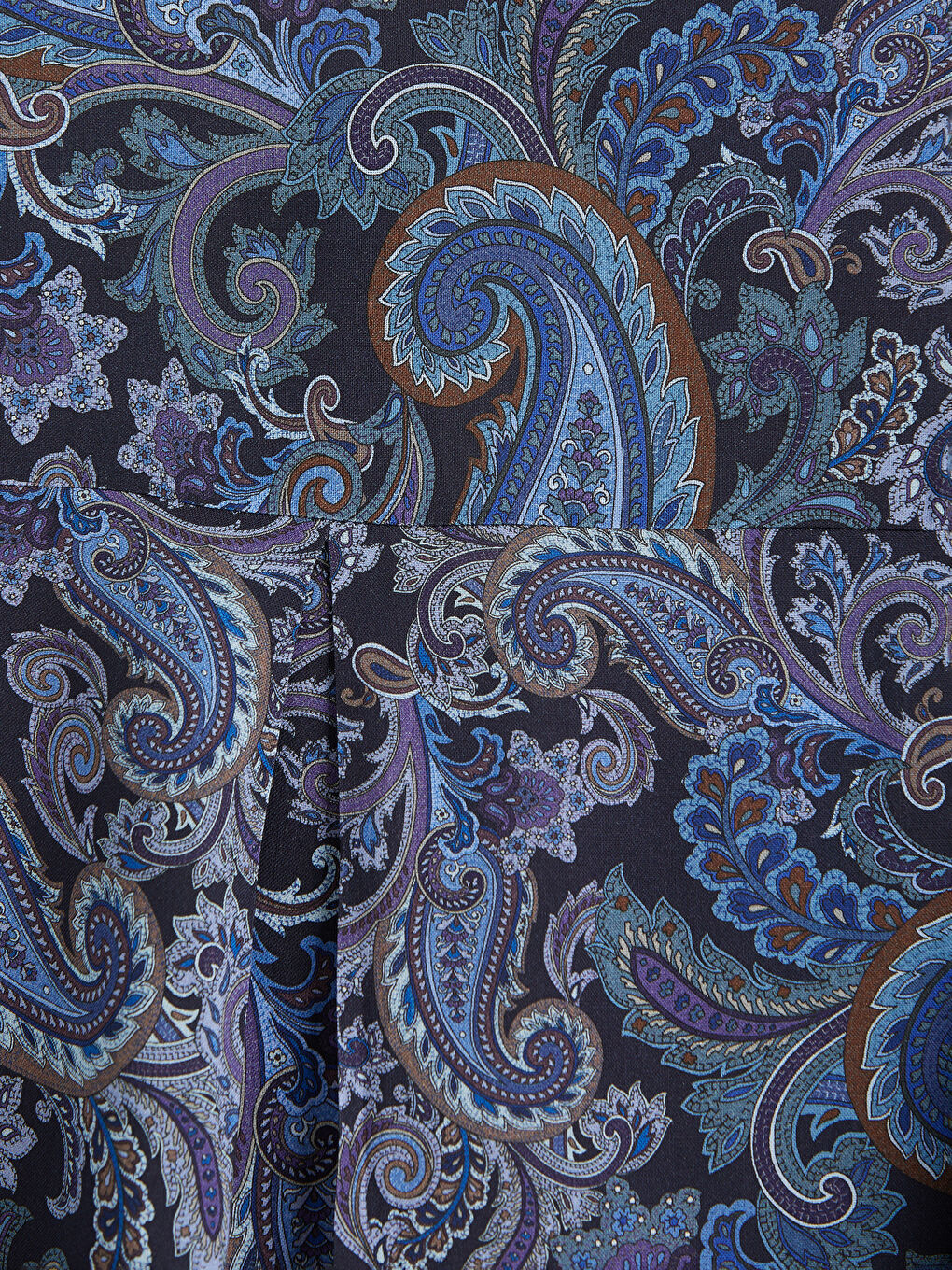 Lacivert Desenli Kadın Gömlek Tunik	-3