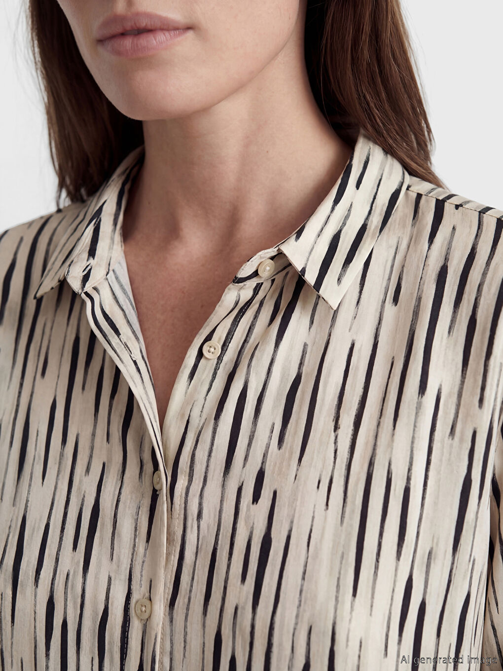 Patterned Women's Shirt Tunic-2