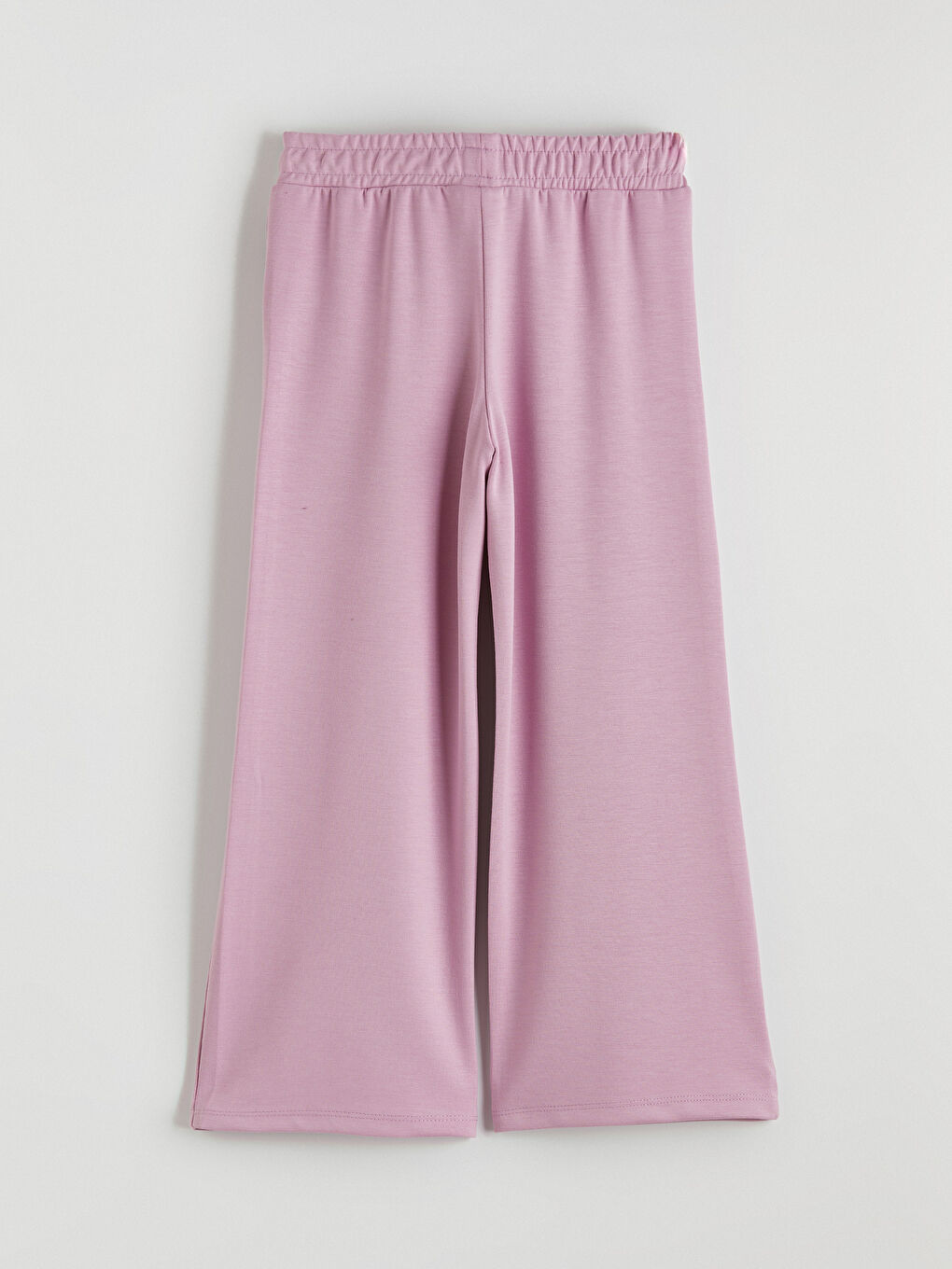 Lila Beli Lastikli Kız Çocuk Eşofman Altı-2