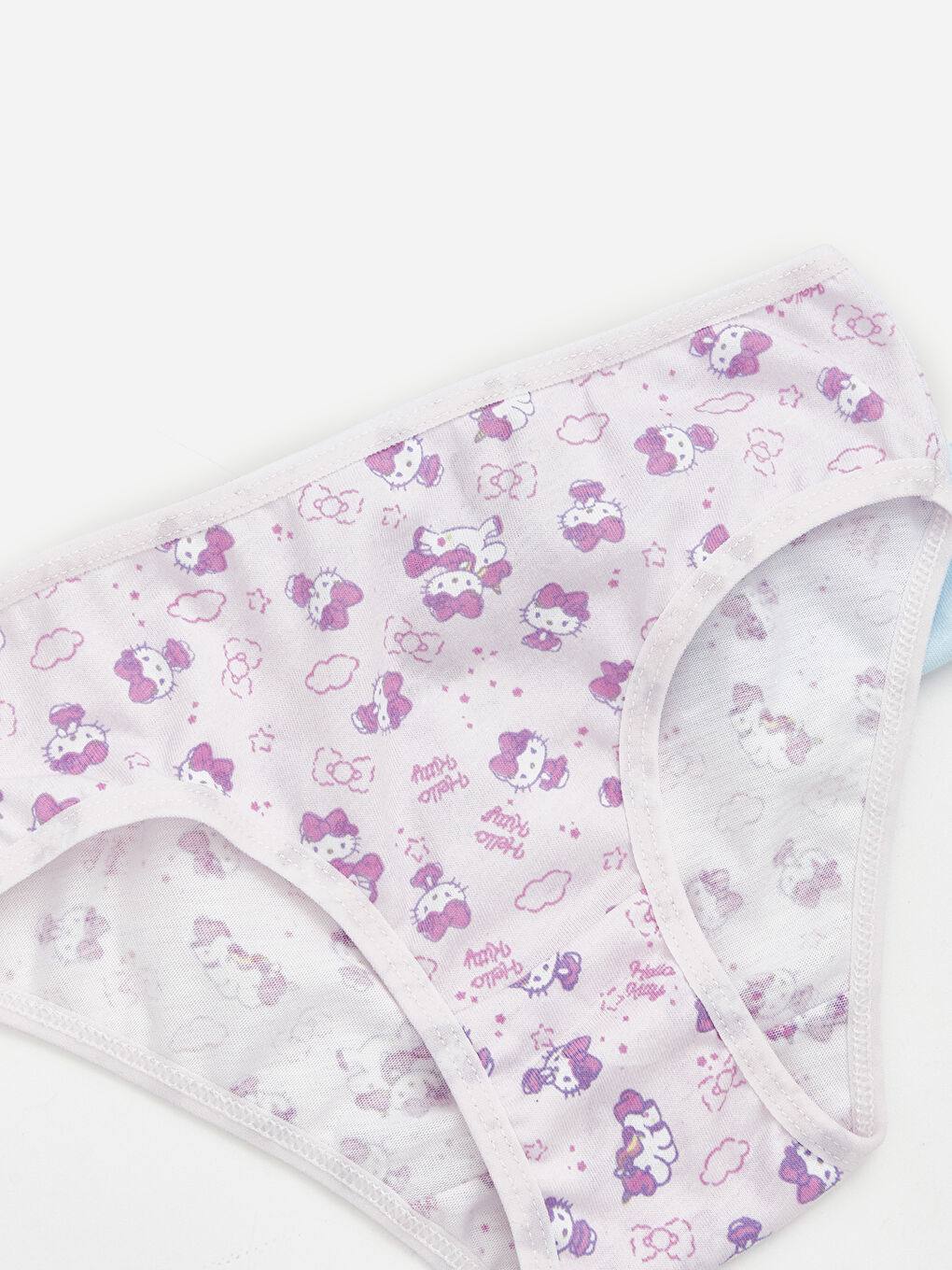 Lila Hello Kitty Baskılı Kız Çocuk Külot-1