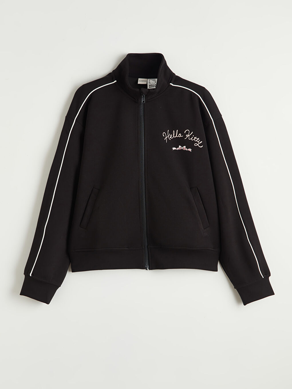 Hello Kitty Printed Girls' Zip-Up Sweatshirt-0