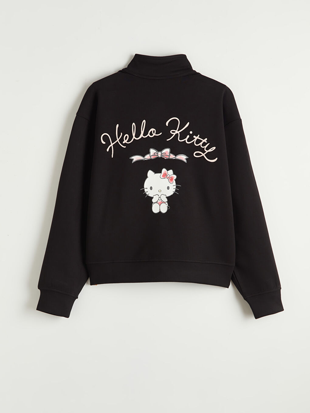 Hello Kitty Printed Girls' Zip-Up Sweatshirt-1