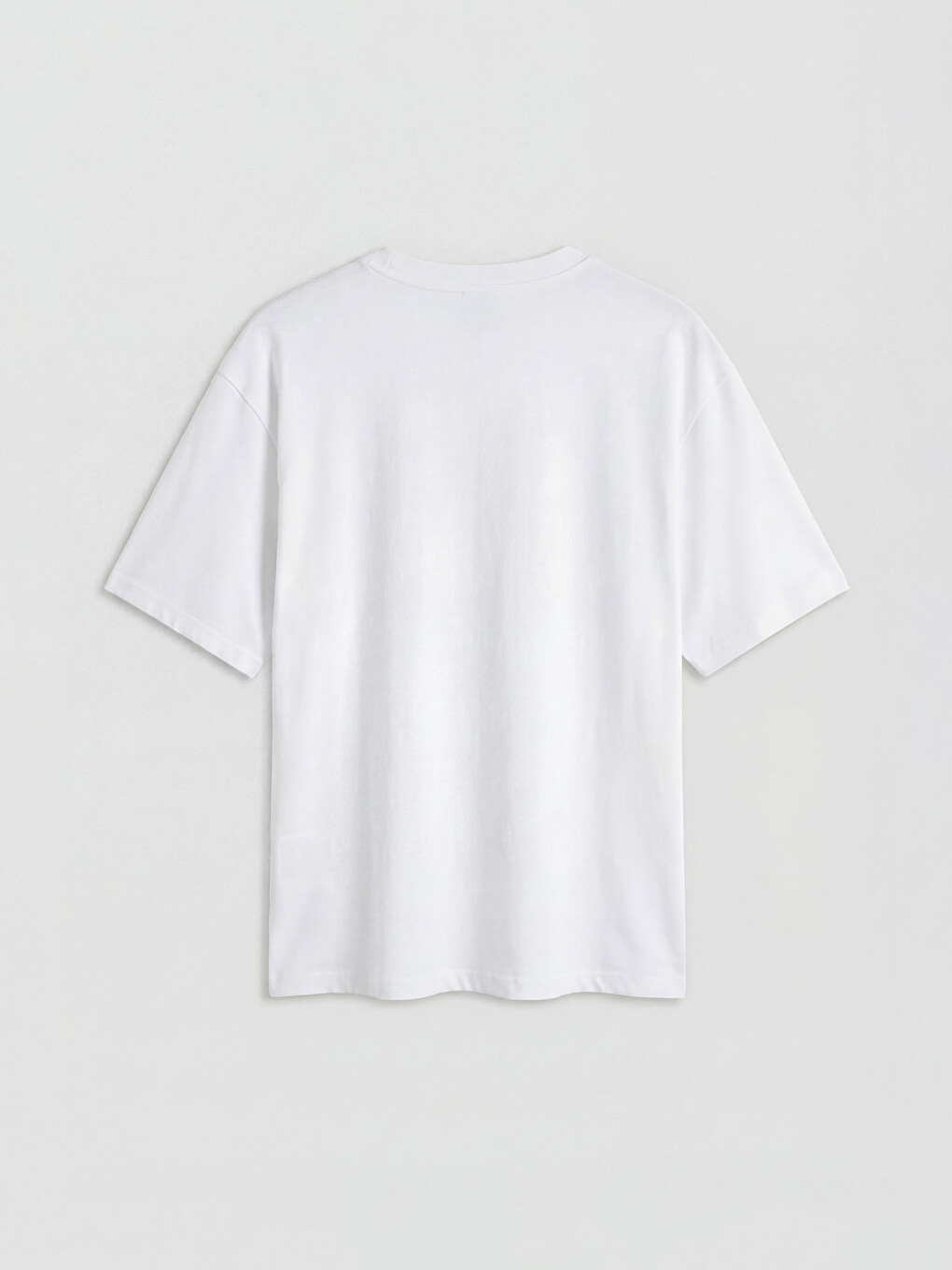Crew Neck Oversize Printed Men's Sports T-Shirt-4