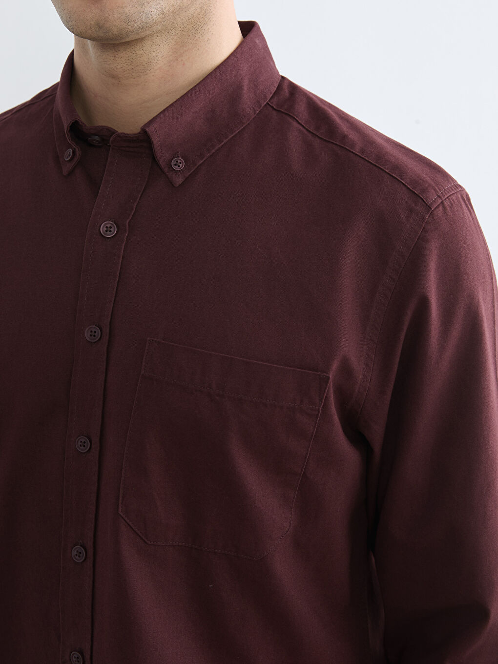 قميص بوردو رجل-2
