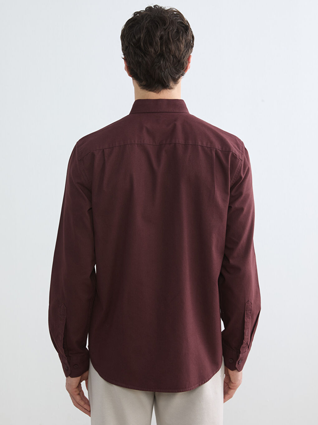 قميص بوردو رجل-3