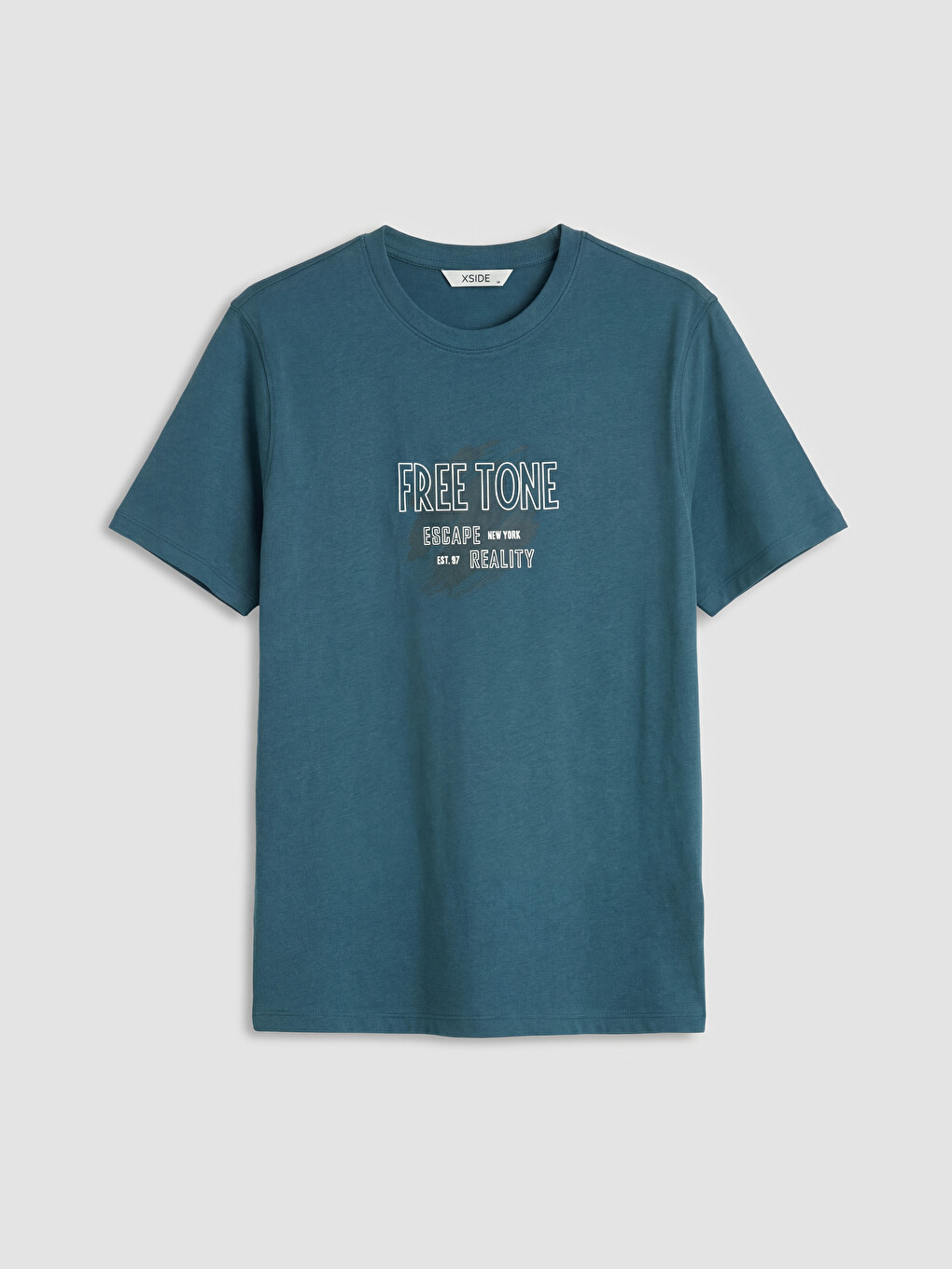 Crew Neck Nyc Printed Jersey Men's T-shirt-3