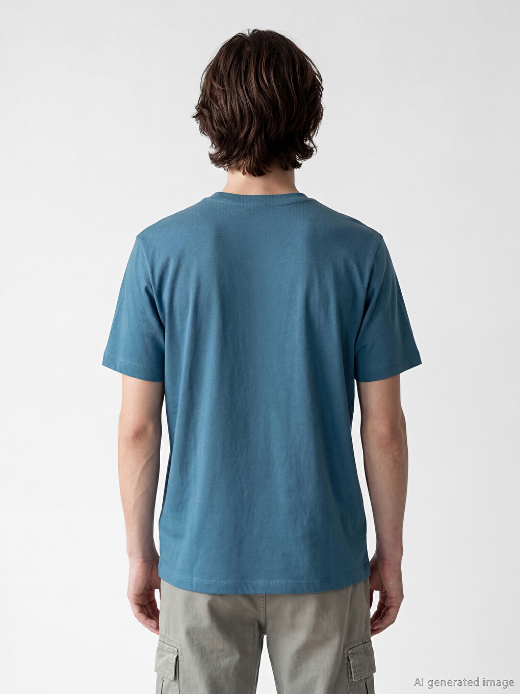 Crew Neck Nyc Printed Jersey Men's T-shirt-3