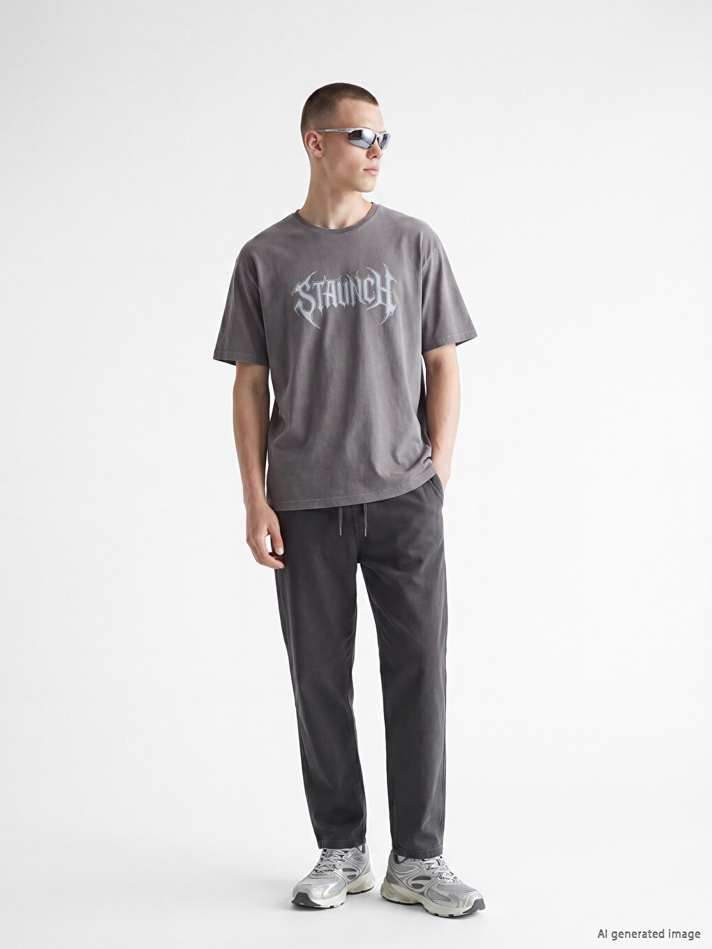 Crew Neck Printed Men's T-Shirt-1