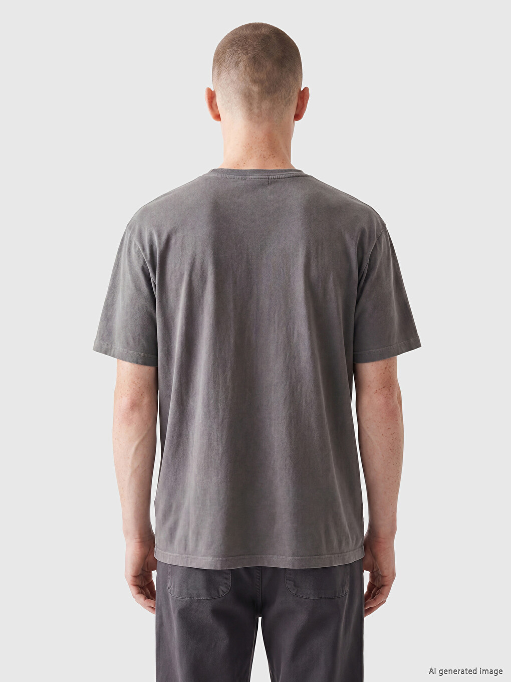 Crew Neck Printed Men's T-Shirt-3