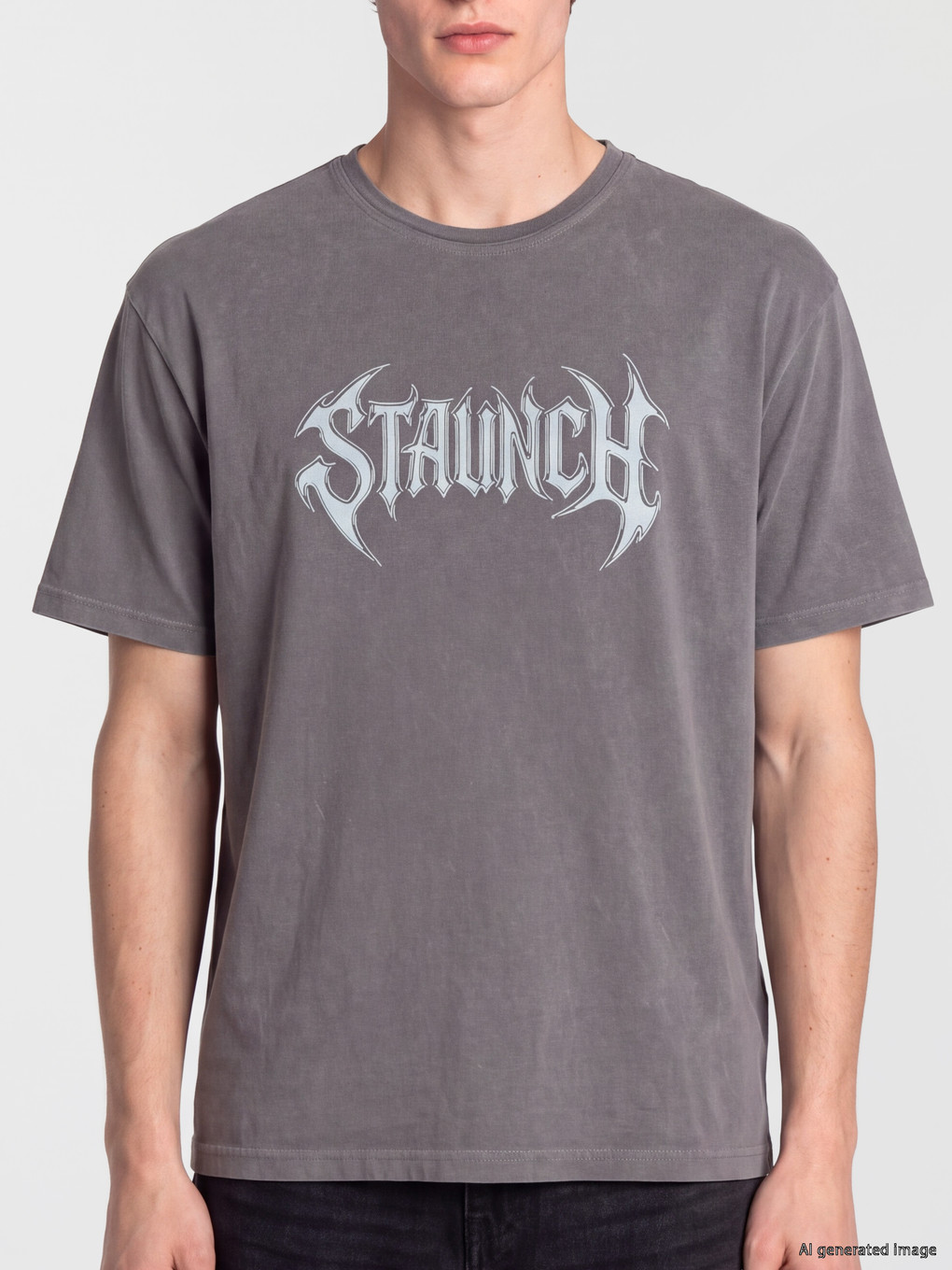 Crew Neck Printed Men's T-shirt-2