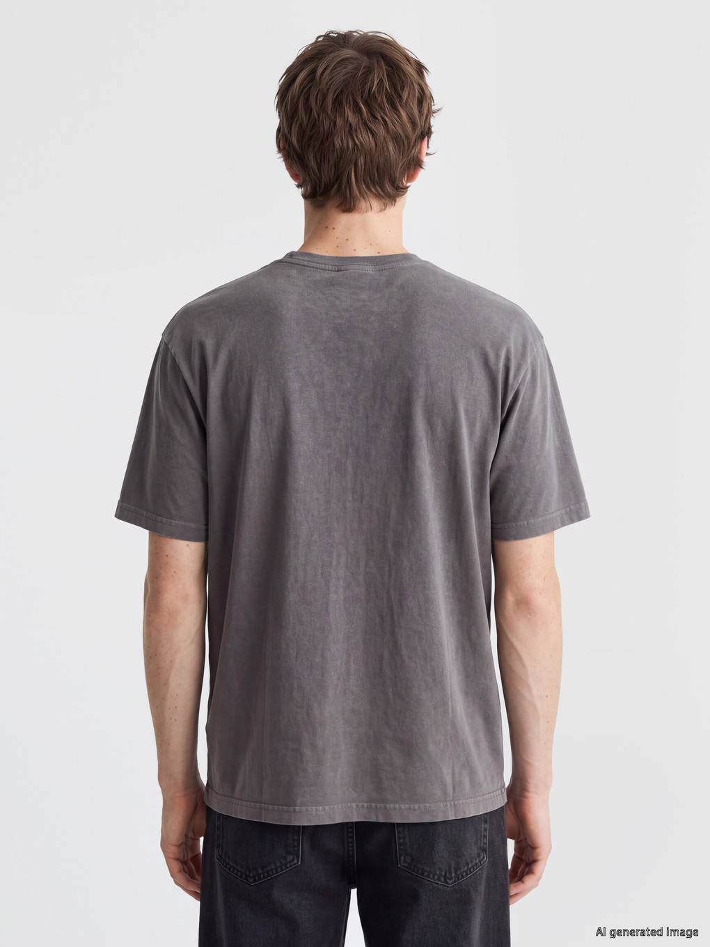 Crew Neck Printed Men's T-shirt-3