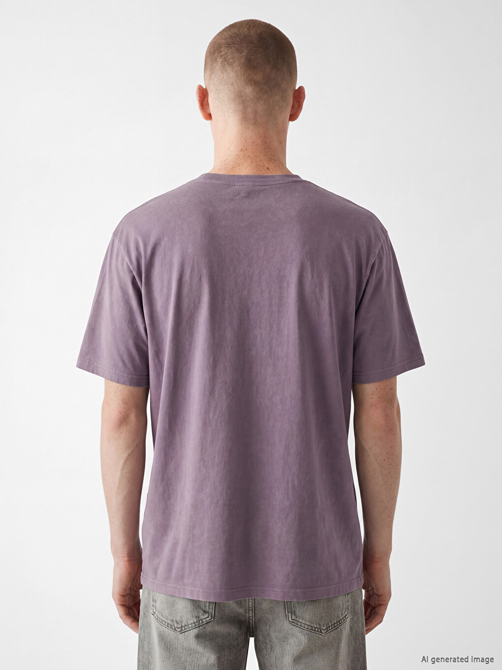 Crew Neck Printed Men's T-Shirt-3
