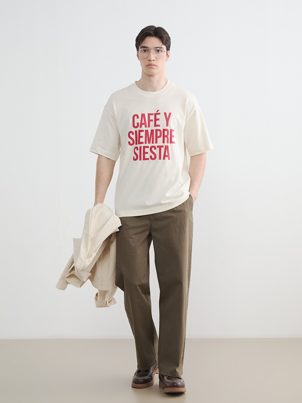 Crew Neck Printed Men's T-Shirt-1