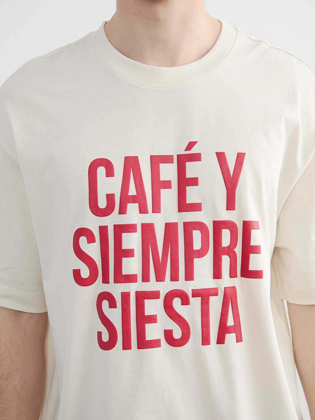 Crew Neck Printed Men's T-Shirt-2