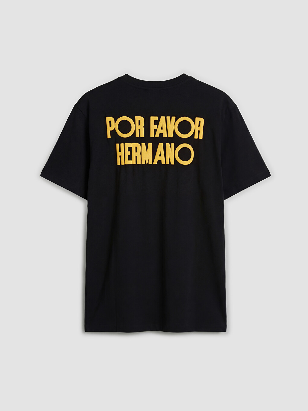 Loose Fit Crew Neck Text Printed Men's T-Shirt-5
