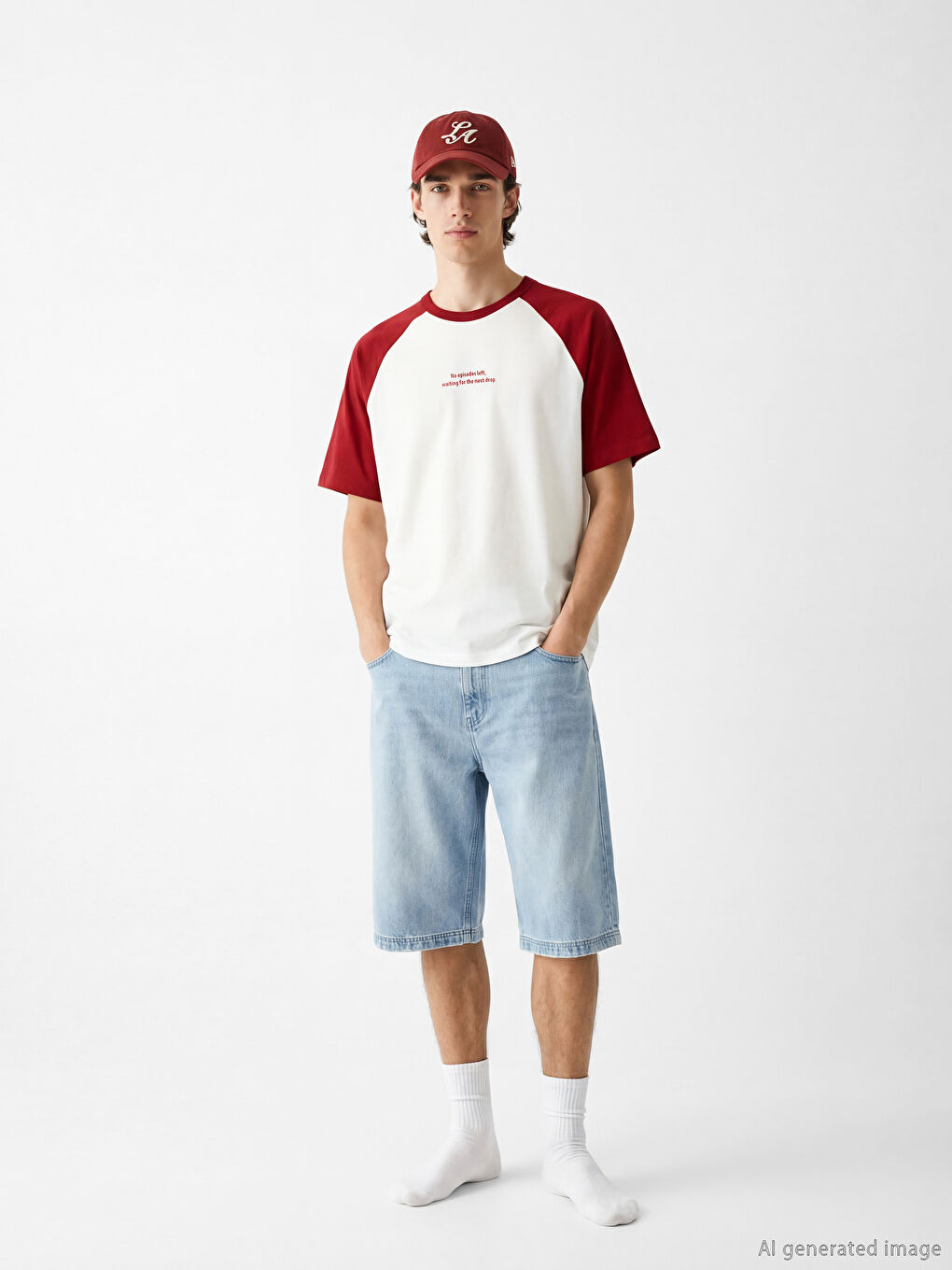 Άνδρας ΕΚΡΟΥ Μπλουζάκι-1