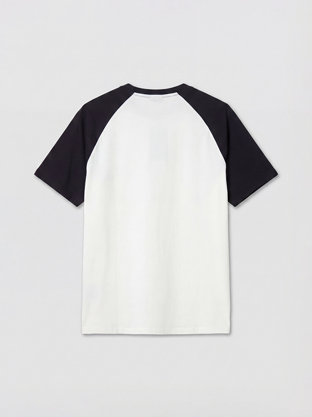 Crew Neck Color Block Men's T-Shirt-7