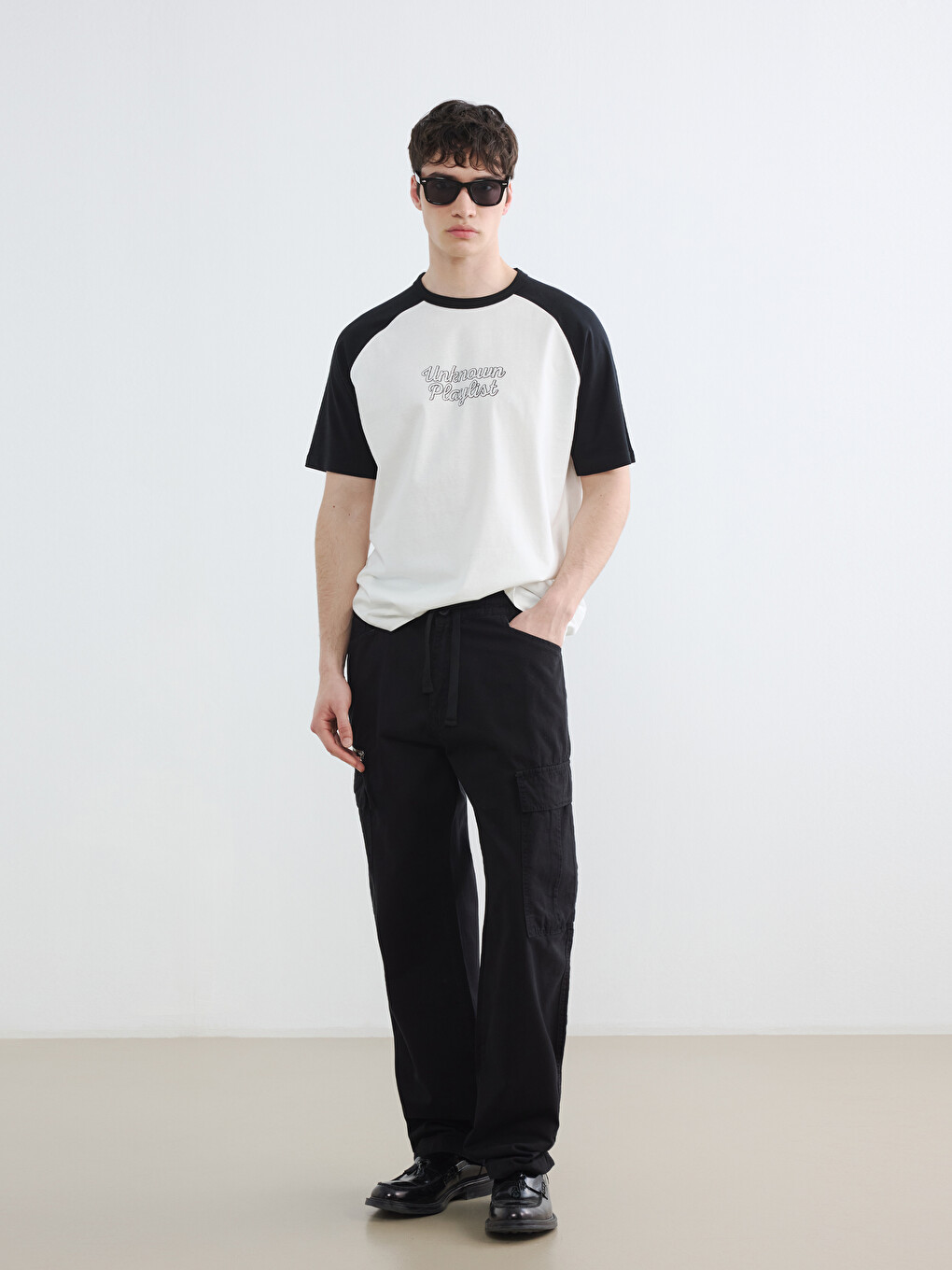 Crew Neck Color Block Men's T-Shirt-3