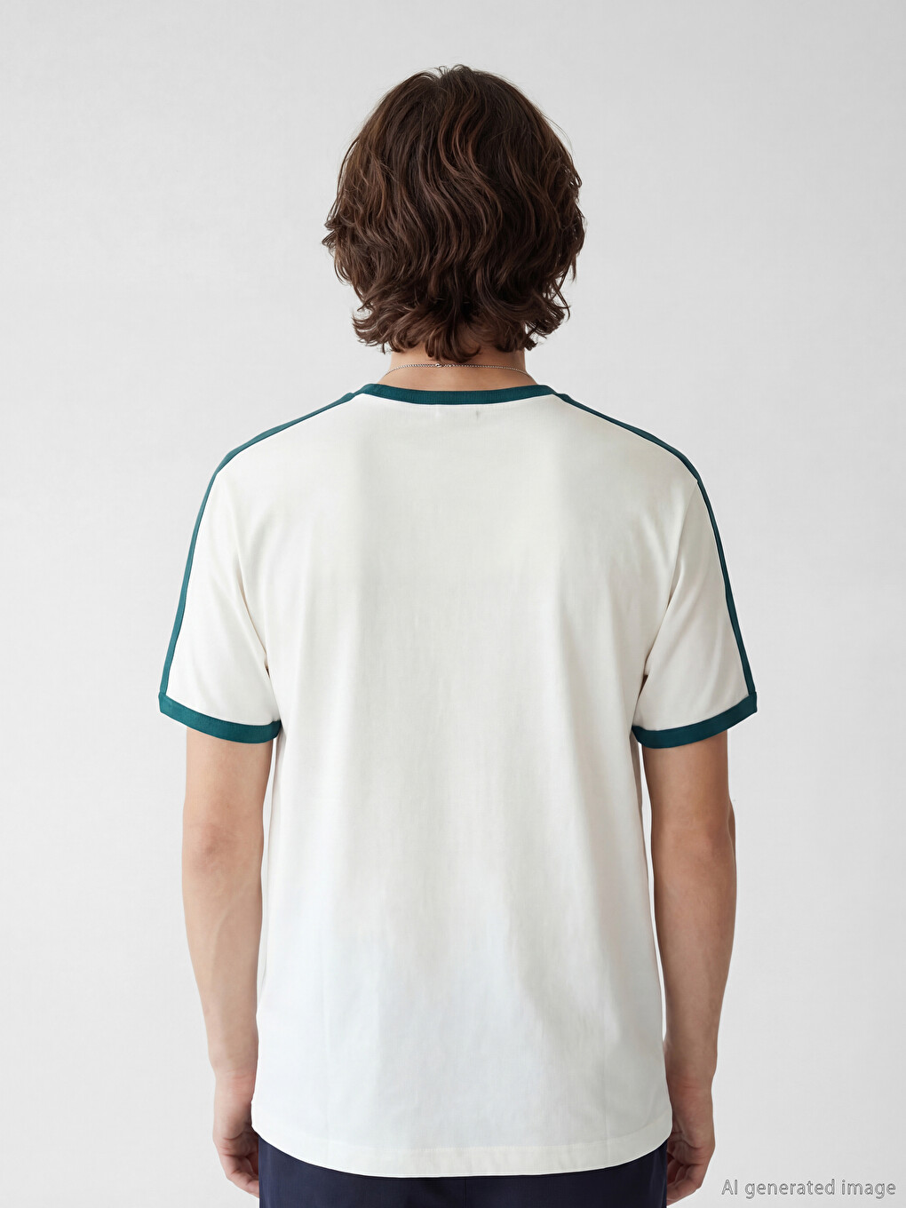Crew Neck Printed Men's T-Shirt-2