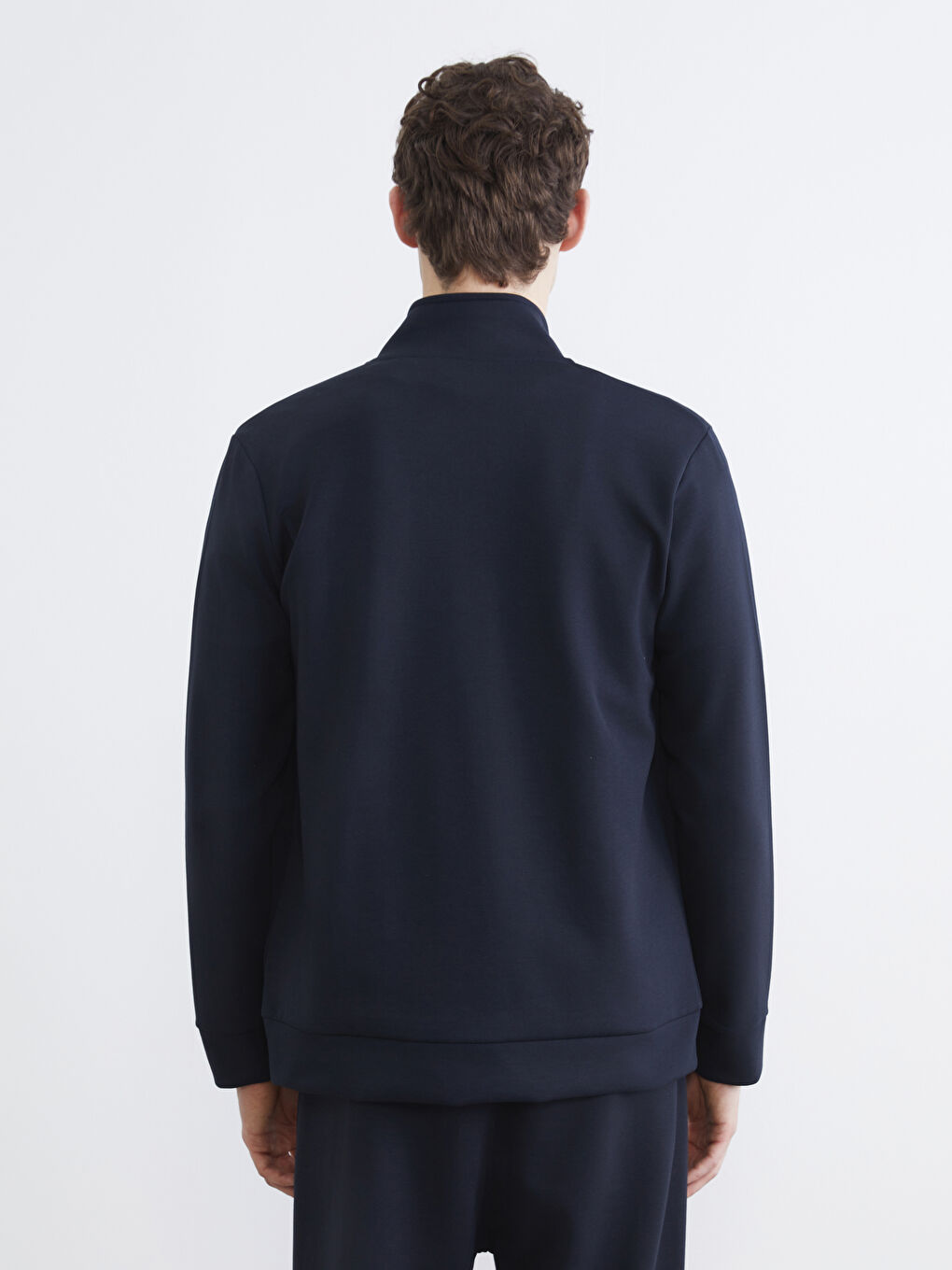 كنزة بسحاب كحلي رجل-3