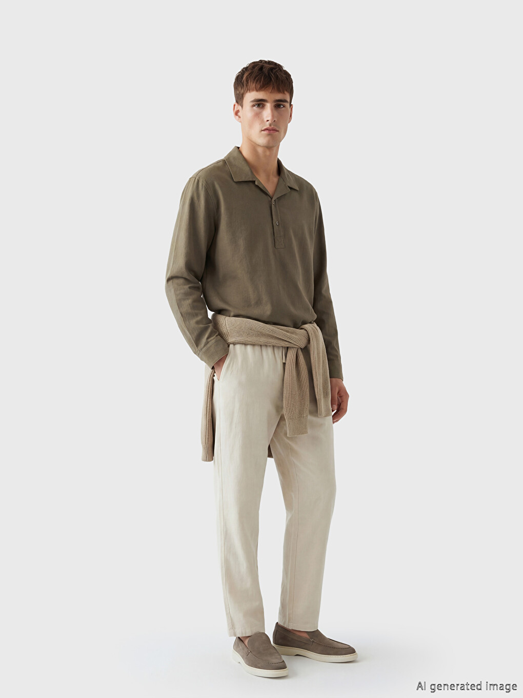 Regular Fit Dobby Men's Shirt-1