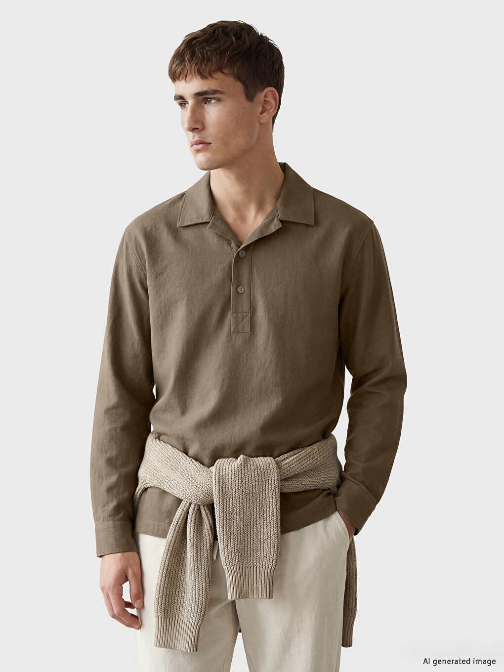 Regular Fit Dobby Men's Shirt-1