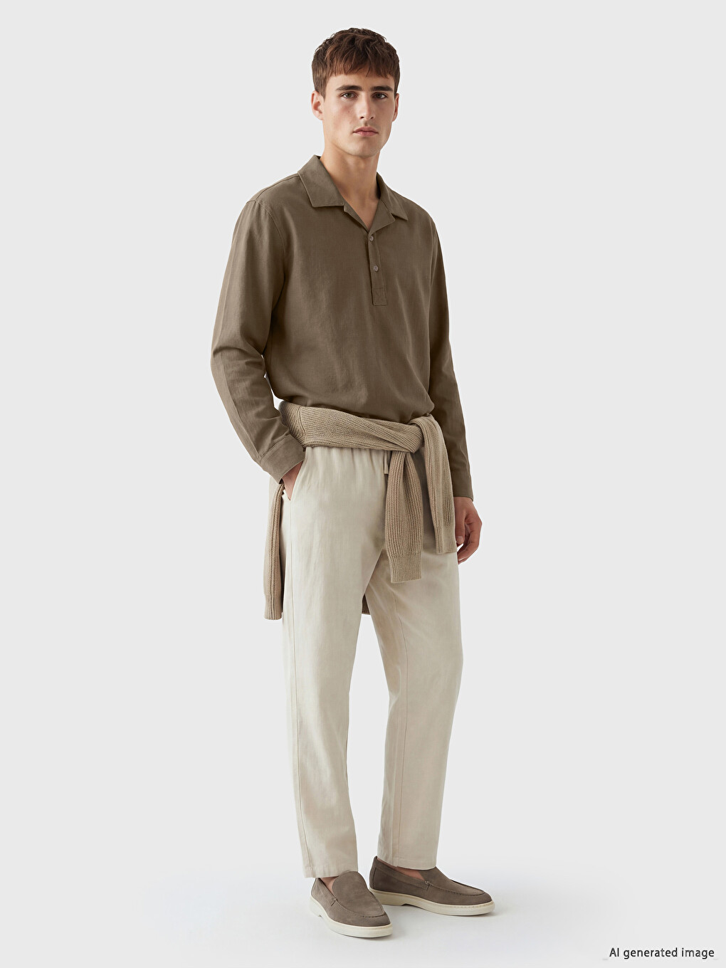 Regular Fit Dobby Men's Shirt-2
