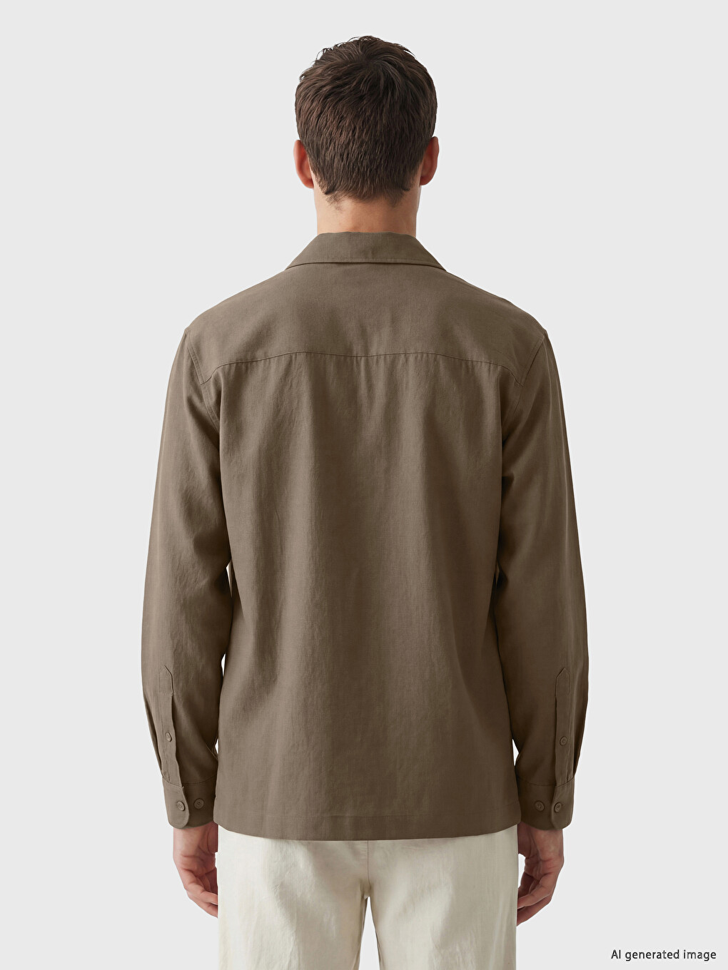 Regular Fit Dobby Men's Shirt-4