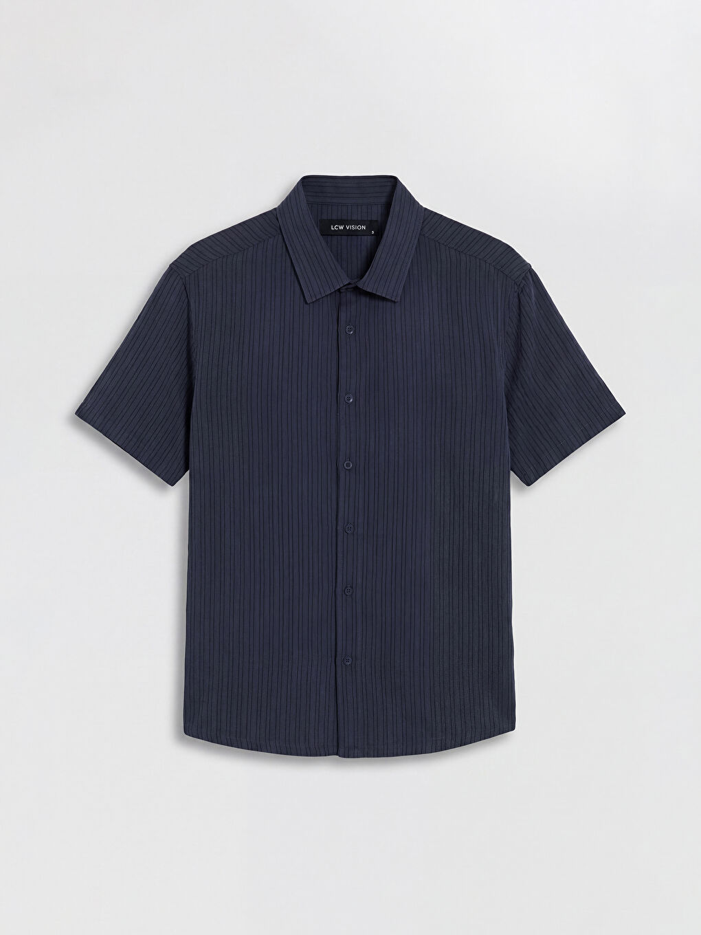 İndigo Regular Fit Çizgili Erkek Gömlek-4