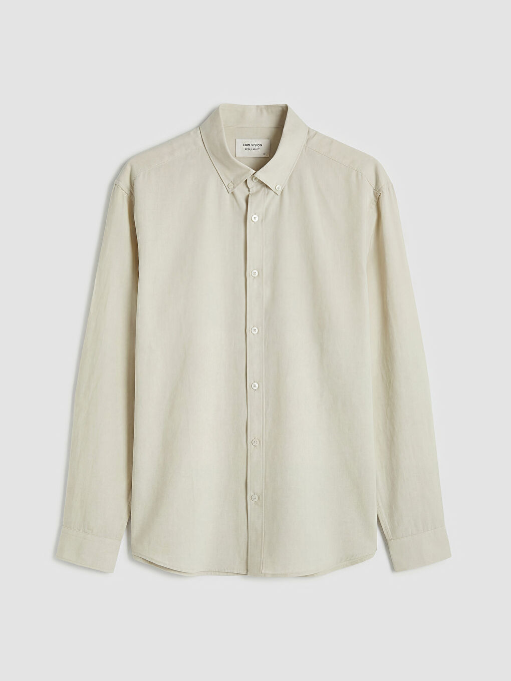 Bej Regular Fit Erkek Gömlek