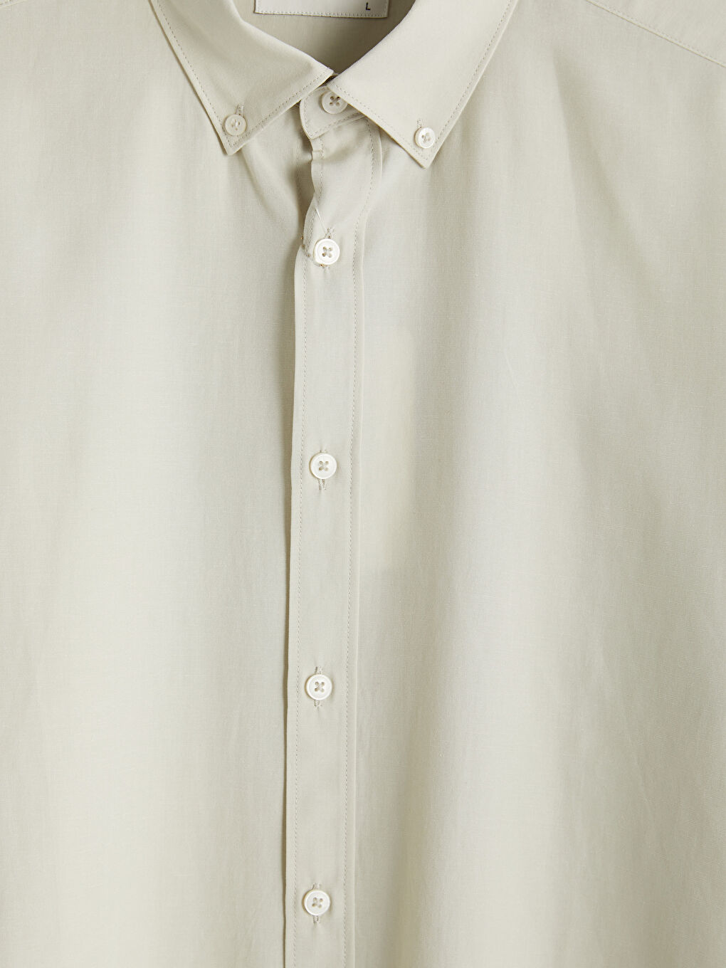 Bej Regular Fit Erkek Gömlek-2