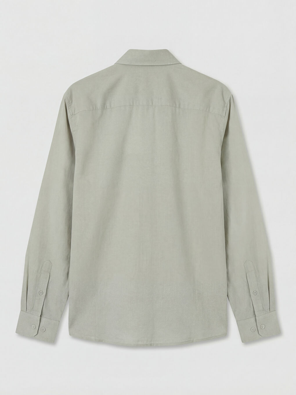 Yeşil Regular Fit Erkek Gömlek-1