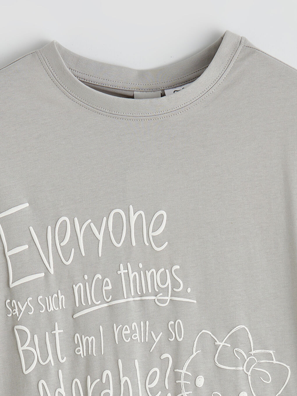 Mädchen GREY T-shirt-1