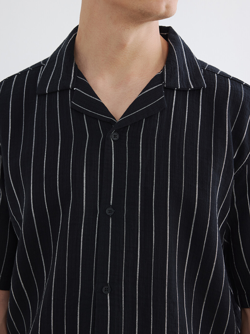 Regular Fit Striped Men's Shirt-2