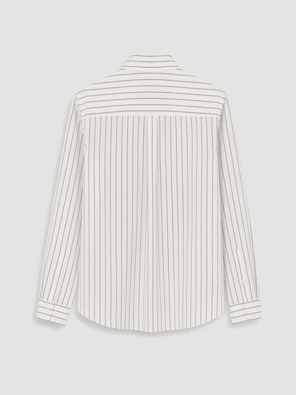 Regular Fit Striped Linen Blend Men's Shirt-5